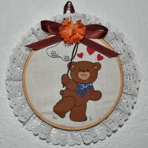 Small Brown Bear Wall Hanging Decor